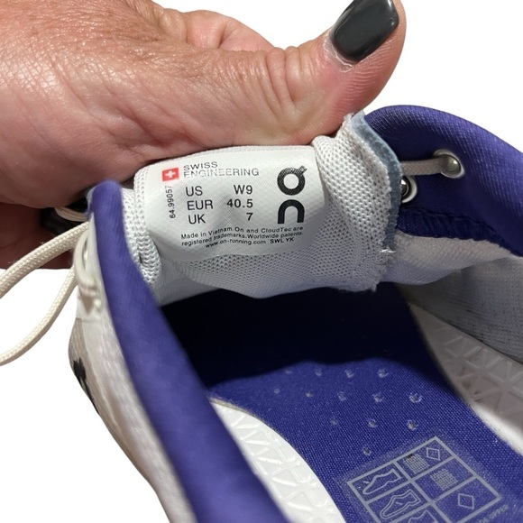 On Cloud Cloudvista Trail Running Shoe Frost Mineral Size 9 64.990057 - Picture 10 of 10